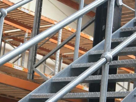 Galvan steel stair handrail & railing(图1)