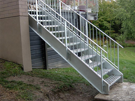 Galvan steel stair handrail & railing(图2)